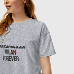 Футболка оверсайз женская Махачкала forever, цвет: меланж — фото 2