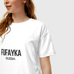 Футболка оверсайз женская Fufayka, цвет: белый — фото 2
