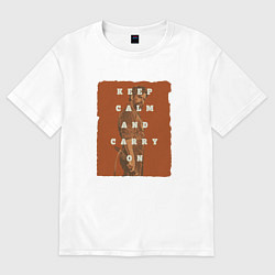 Футболка оверсайз женская Министерство неджентльменских дел - Гус Мар Филлип, цвет: белый