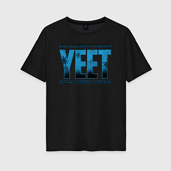 Женская футболка оверсайз Jey Uso yeet wwe