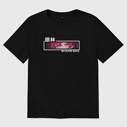 Футболка оверсайз женская Eyes Yinlin - Wuthering Waves, цвет: черный