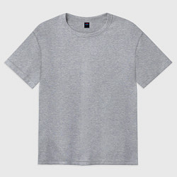 Футболка оверсайз женская Бегимод, цвет: меланж