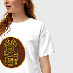 Футболка оверсайз женская Аксум из Total War: Attila, цвет: белый — фото 2