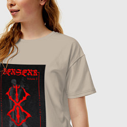 Футболка оверсайз женская Berserk volume 1, цвет: миндальный — фото 2
