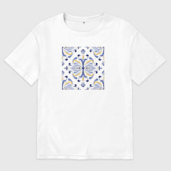 Женская футболка оверсайз Португальский мотив