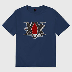 Футболка оверсайз женская Hunter x Hunter Гон Килуа, цвет: тёмно-синий