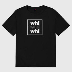 Футболка оверсайз женская Wh production, цвет: черный