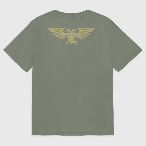 Женская футболка оверсайз Dark angels Warhammer 40k / Авокадо – фото 2