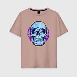 Футболка оверсайз женская Neon dead, цвет: пыльно-розовый