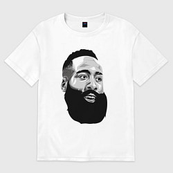 Футболка оверсайз женская James Harden, цвет: белый
