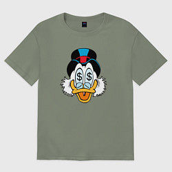 Футболка оверсайз женская Скрудж, цвет: авокадо