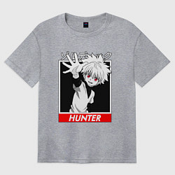 Футболка оверсайз женская Хантер Килуа Золдик, цвет: меланж