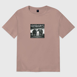 Футболка оверсайз женская Gentle giants, цвет: пыльно-розовый