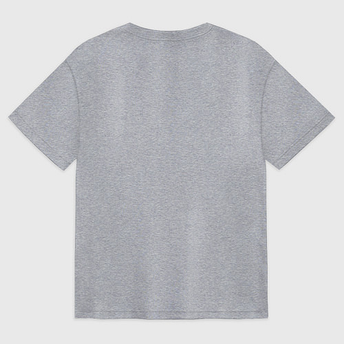 Женская футболка оверсайз Аладдин - Джинни / Меланж – фото 2