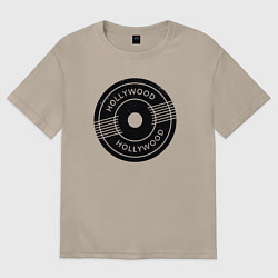 Футболка оверсайз женская Hollywood style, цвет: миндальный