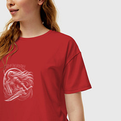 Футболка оверсайз женская Lord of the erdtree, цвет: красный — фото 2