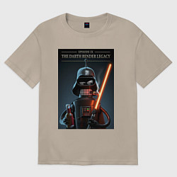 Футболка оверсайз женская Дарт Бендер наследие, цвет: миндальный