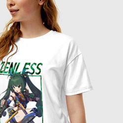 Футболка оверсайз женская Qingyi - Zenless Zone Zero, цвет: белый — фото 2