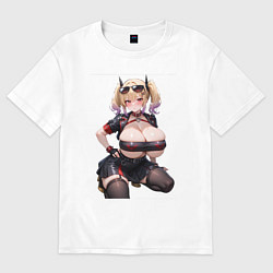 Футболка оверсайз женская Burnice White Zenless Zone Zero, цвет: белый