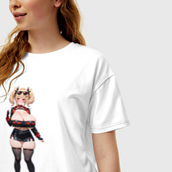 Футболка оверсайз женская Burnice White Zenless Zone Zero, цвет: белый — фото 2