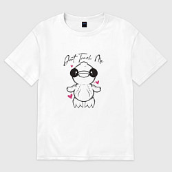 Футболка оверсайз женская Repo утка Apex Predator, цвет: белый