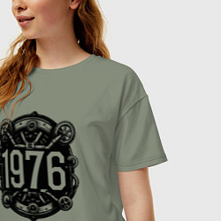 Футболка оверсайз женская Механический год 1976, цвет: авокадо — фото 2