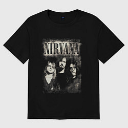 Футболка оверсайз женская Nirvana foto, цвет: черный
