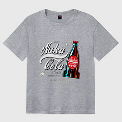 Футболка оверсайз женская Nuka cola - Fallout, цвет: меланж