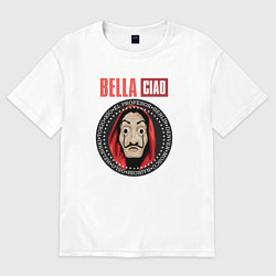 Футболка оверсайз женская Bella ciao heroes, цвет: белый