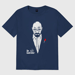 Футболка оверсайз женская The cookfather, цвет: тёмно-синий