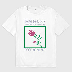 Женская футболка оверсайз Depeche Mode - Rose Bowl 88
