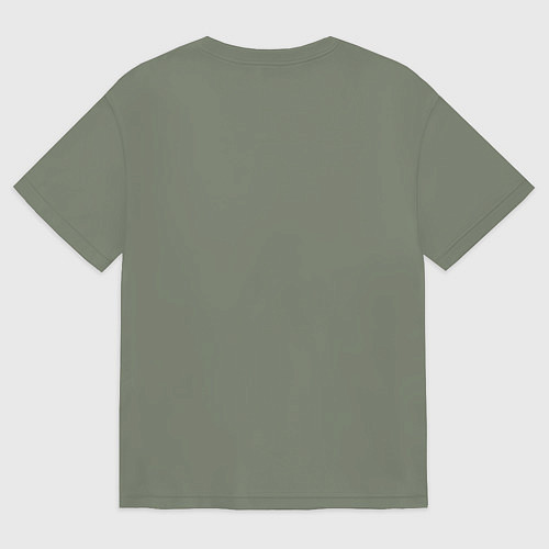 Женская футболка оверсайз Четыре везде / Авокадо – фото 2