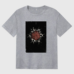 Футболка оверсайз женская Saw game, цвет: меланж