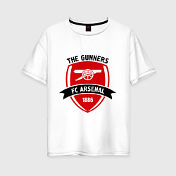 Женская футболка оверсайз FC Arsenal: The Gunners