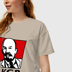 Футболка оверсайз женская KGB: So Good, цвет: миндальный — фото 2