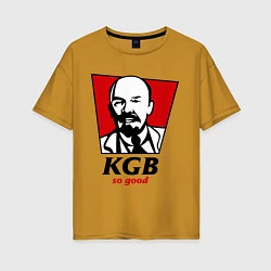 Женская футболка оверсайз KGB: So Good