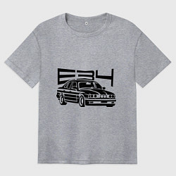 Женская футболка оверсайз BMW E34