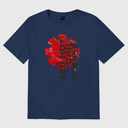 Футболка оверсайз женская Red Hot Chili Peppers, цвет: тёмно-синий