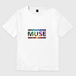 Футболка оверсайз женская Muse Colour, цвет: белый
