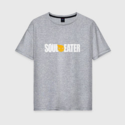 Футболка оверсайз женская Soul Eater: White, цвет: меланж