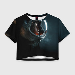 Женский топ Девушка космонавт