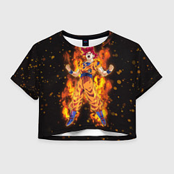 Женский топ Fire Goku