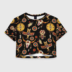 Женский топ Индейские культовые символы