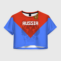 Женский топ Russia Red & Blue