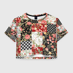 Женский топ Лоскутный орнамент - пэчворк