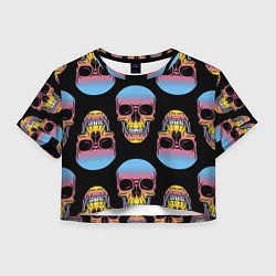 Женский топ Neon skull!