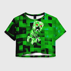 Женский топ Minecraft creeper