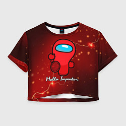 Женский топ Hello Impostor