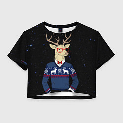 Женский топ Hipster Deer