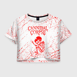 Женский топ Cannibal corpse